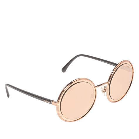 rose gold chanel sunglasses|More.